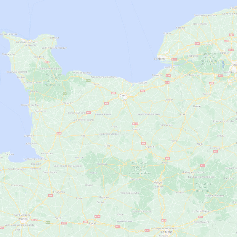 Carte Normandie Cyclisme